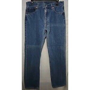 Vintage Levi's 501 XX Blue Jeans Button Fly, 34x32, Made In USA